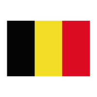 Drapeau de la Belgique avec trois bandes verticales de couleurs noire, jaune et rouge.